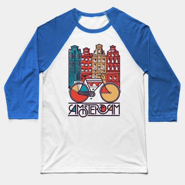 Amsterdam Baseball T-Shirt by TeeGo